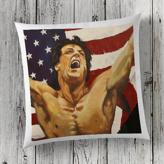 Cushion Cover Sublimation Print Rocky
