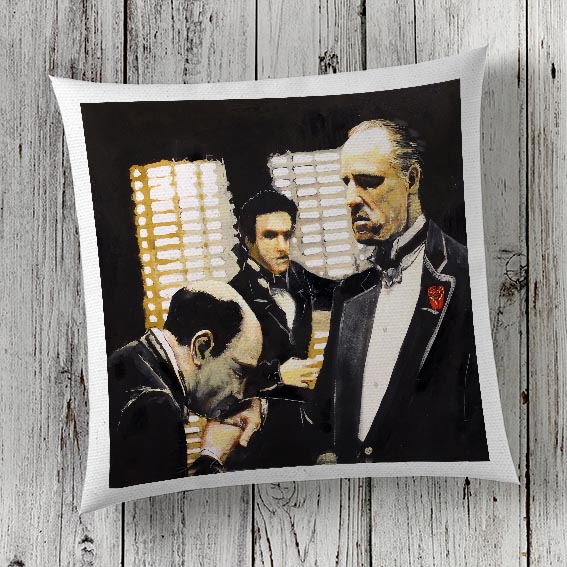 Cushion Cover Sublimation Print Godfather