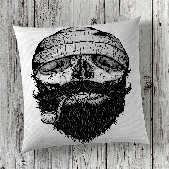 Cushion Cover Sublimation Print Skull