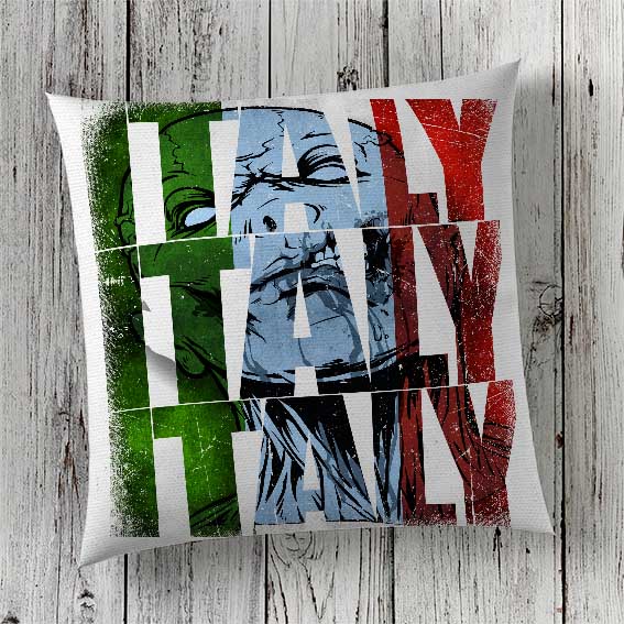 Cushion Cover Sublimation Print Italy