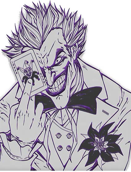Cushion Cover Sublimation Print Joker — image 2