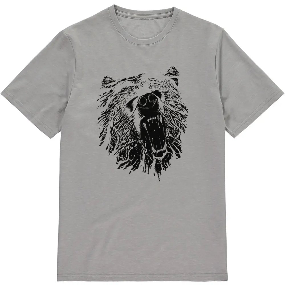 Regular Fit Printed T-Shirt Bear — image 3