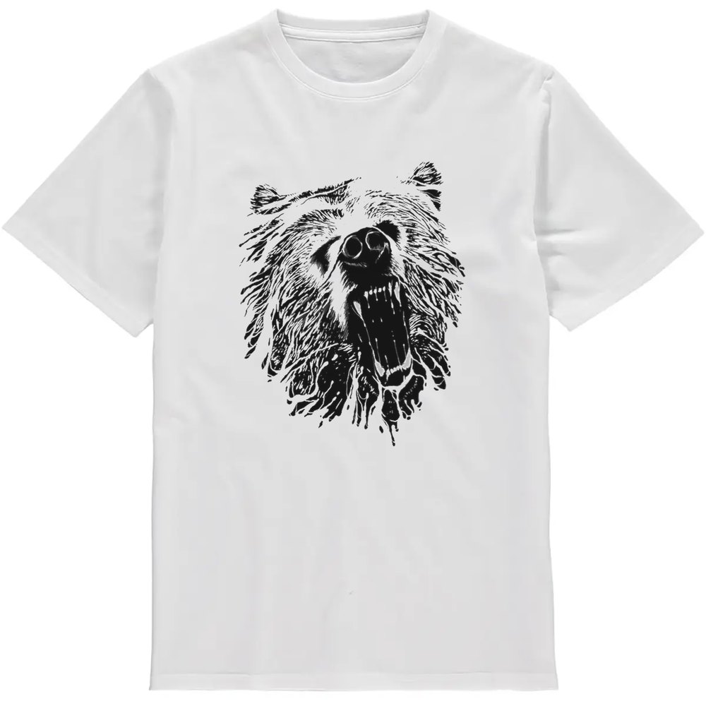 Regular Fit Printed T-Shirt Bear — image 2