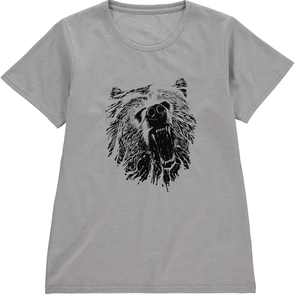 Regular Fit Printed T-Shirt Bear — image 5