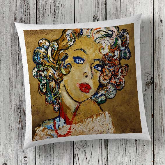 Cushion Cover Sublimation Print Woman