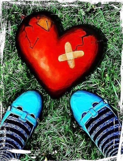 Cushion Cover Sublimation Print Heart — image 2