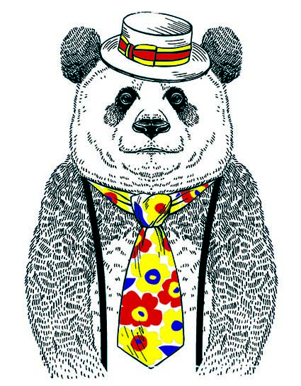 Cushion Cover Sublimation Print Panda — image 2