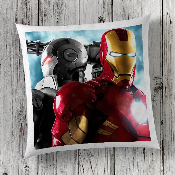 Cushion Cover Sublimation Print Iron Man