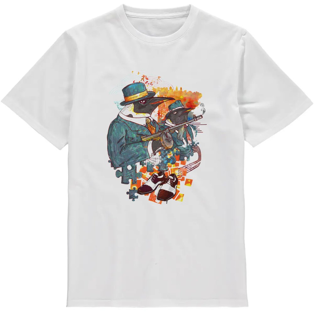 Regular Fit Printed T-Shirt Penguin — image 2