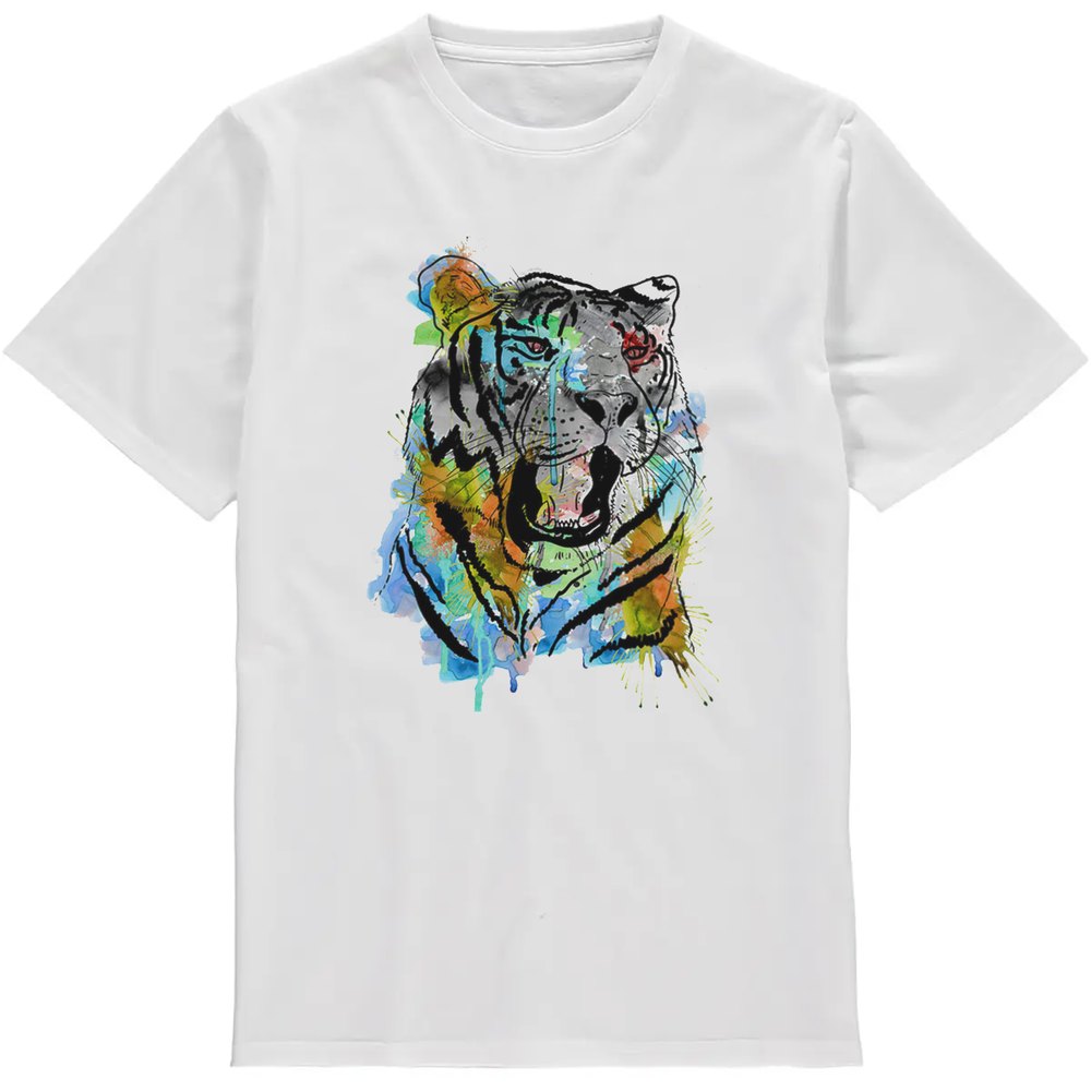 Regular Fit Printed T-Shirt Tiger — image 2