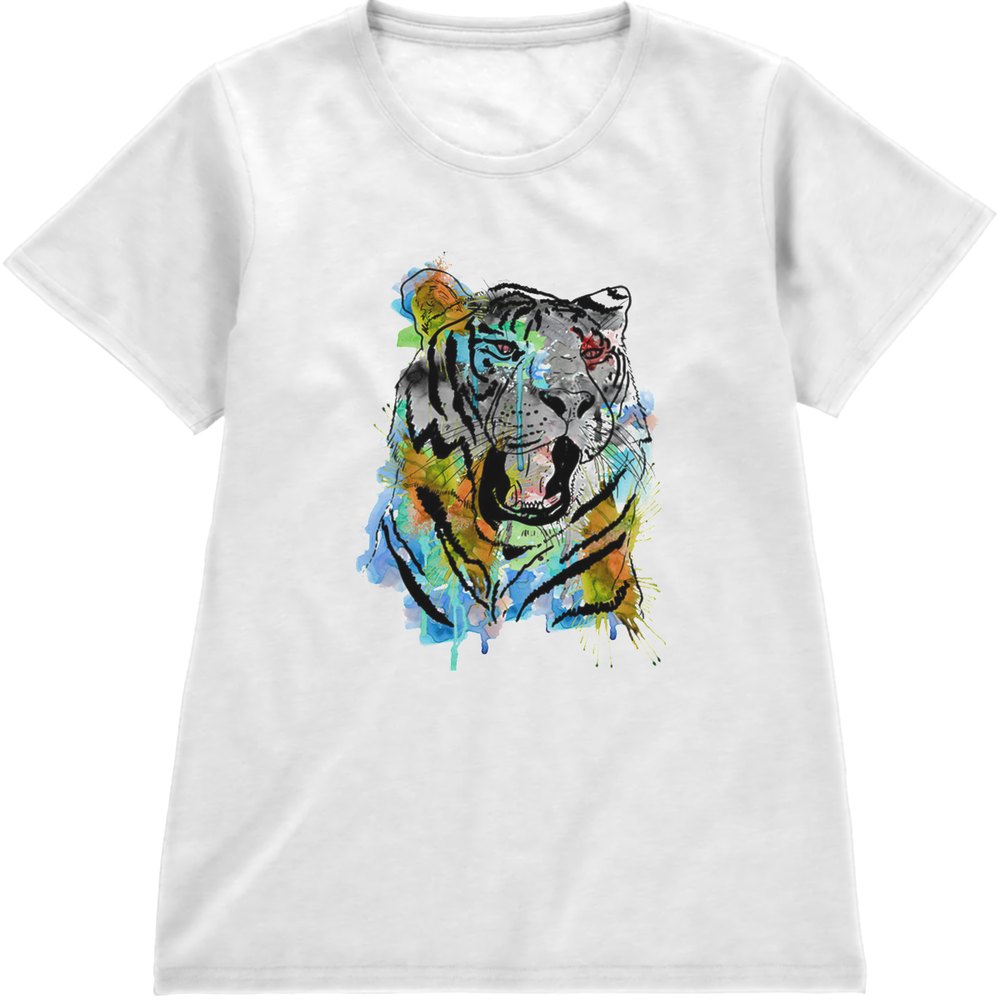 Regular Fit Printed T-Shirt Tiger — image 4