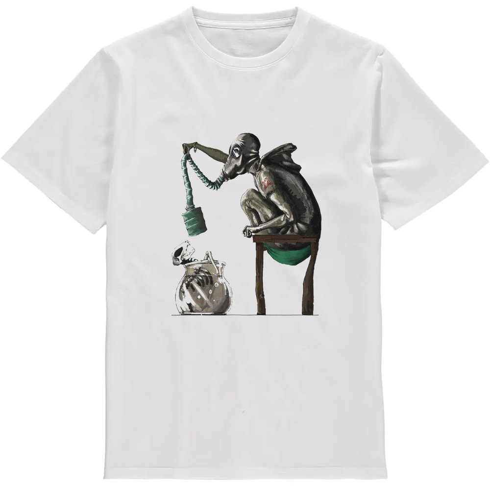 Regular Fit Printed T-Shirt Gas Mask — image 2