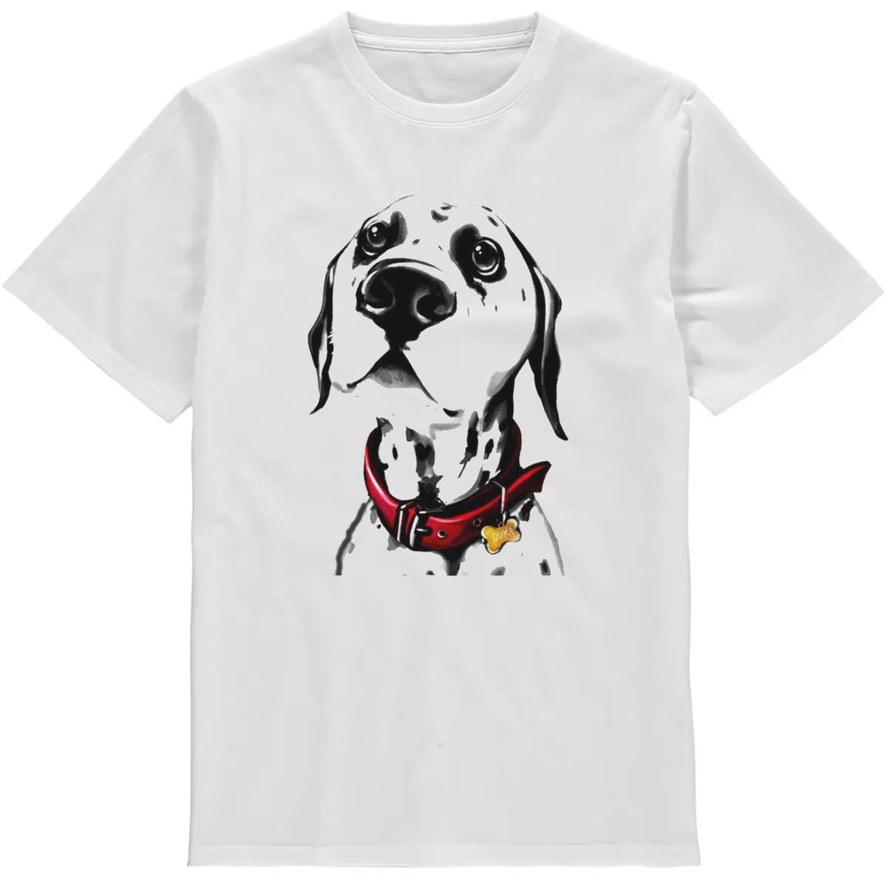Regular Fit Printed T-Shirt Dalmatian Dog — image 2