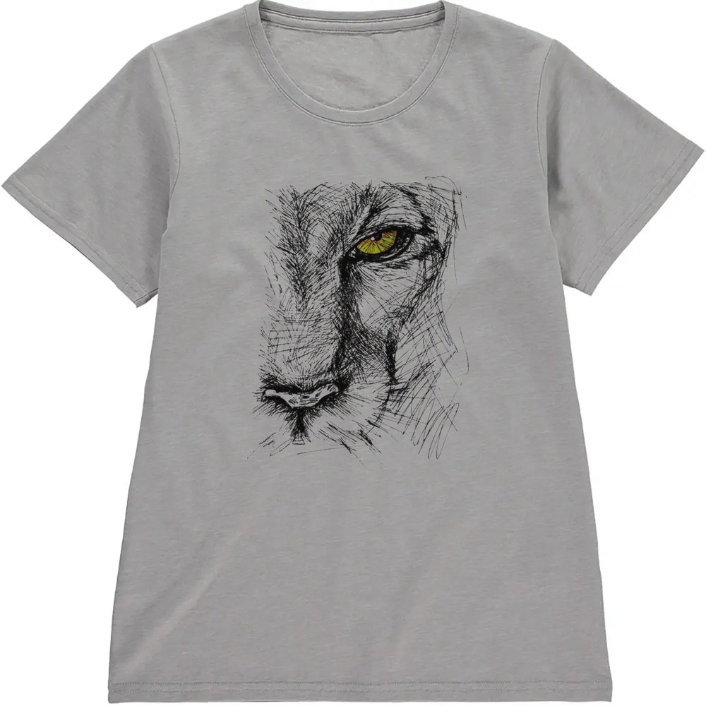 Regular Fit Printed T-Shirt Lion — image 5