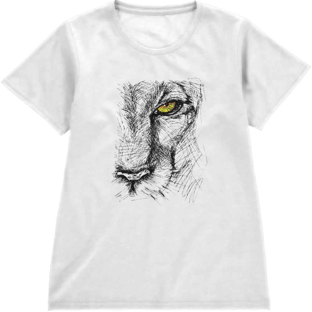 Regular Fit Printed T-Shirt Lion — image 4