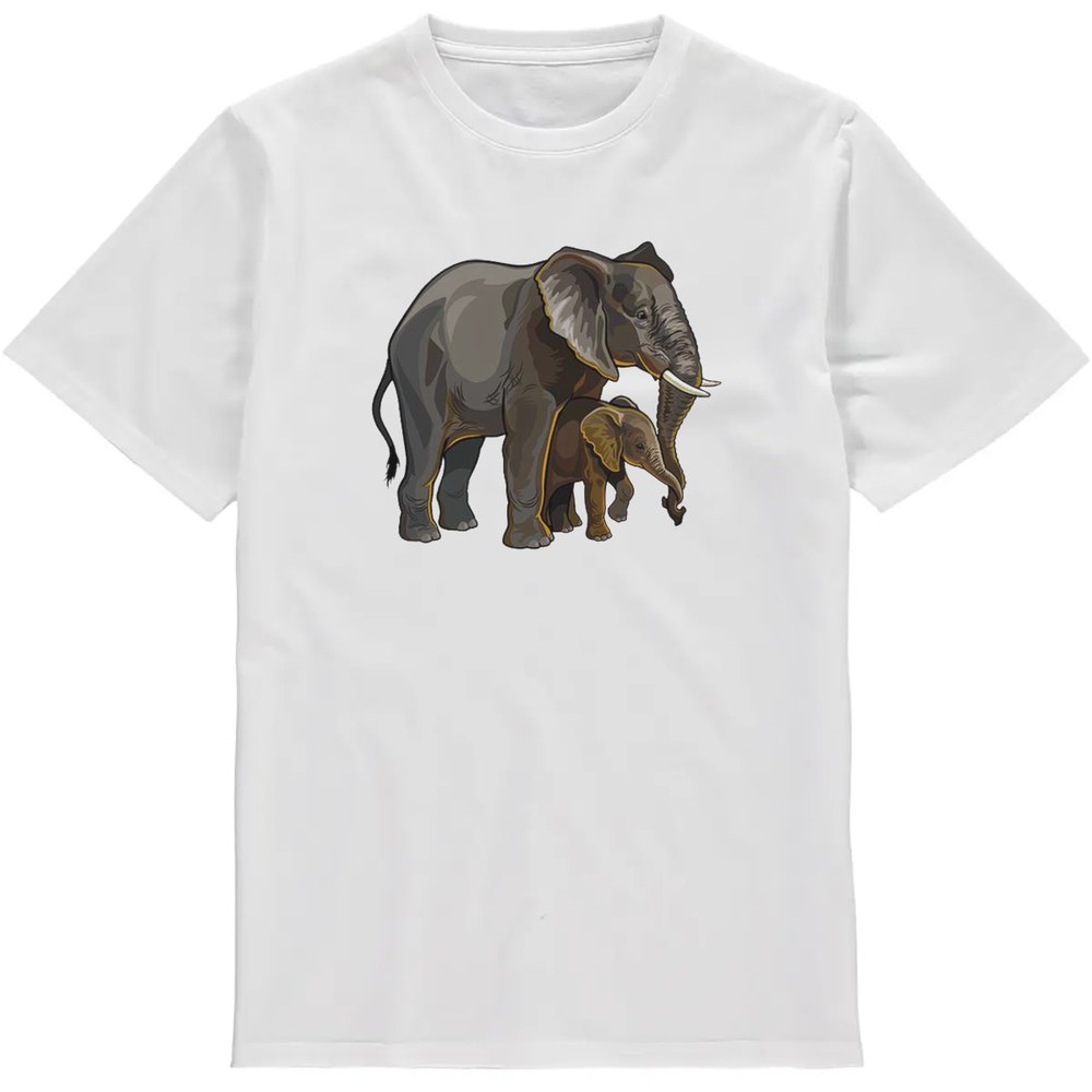 Regular Fit Printed T-Shirt Elephants — image 2