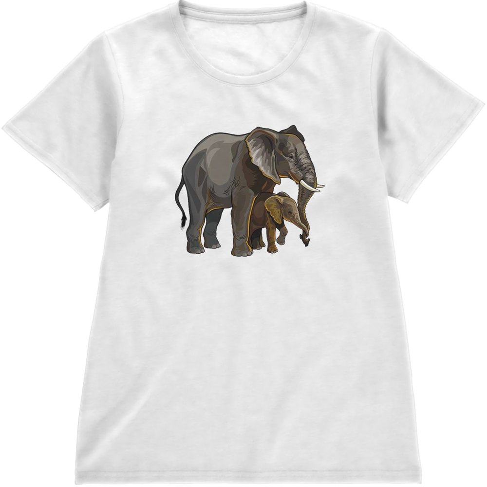 Regular Fit Printed T-Shirt Elephants — image 4