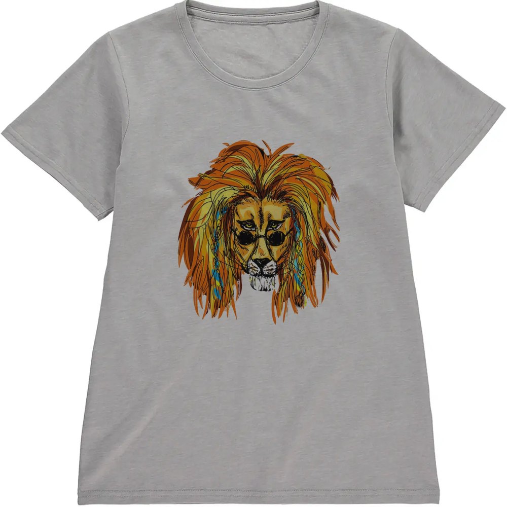 Regular Fit Printed T-Shirt Lion — image 5