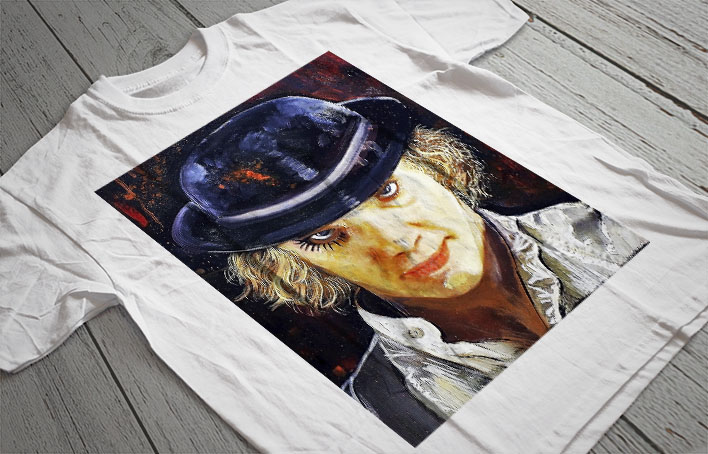 Regular Fit Printed T-Shirt Clockwork Orange
