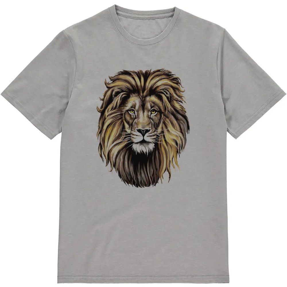 Regular Fit Printed T-Shirt Lion — image 3