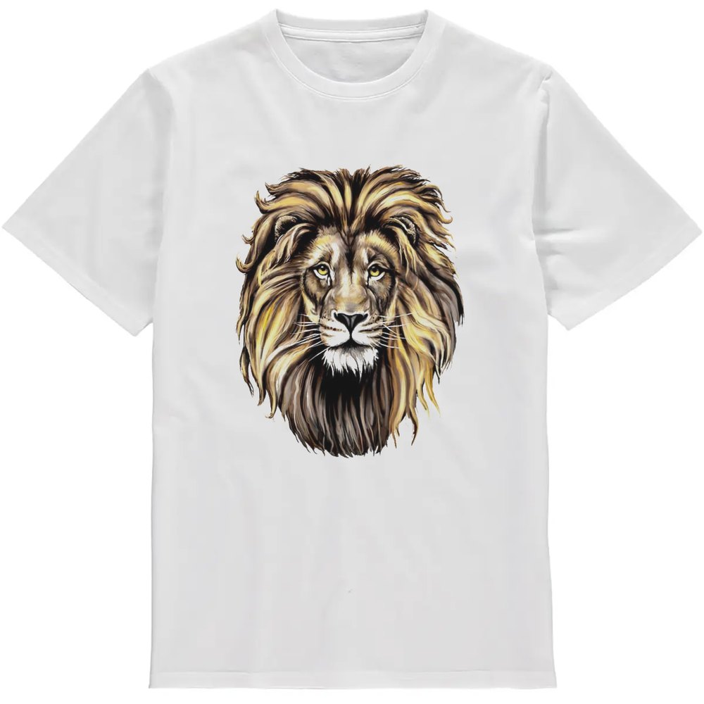 Regular Fit Printed T-Shirt Lion — image 2