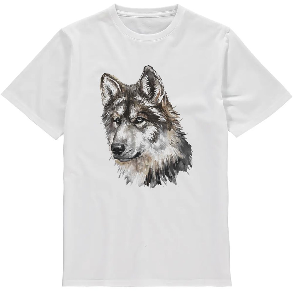 Regular Fit Printed T-Shirt Wolf — image 2