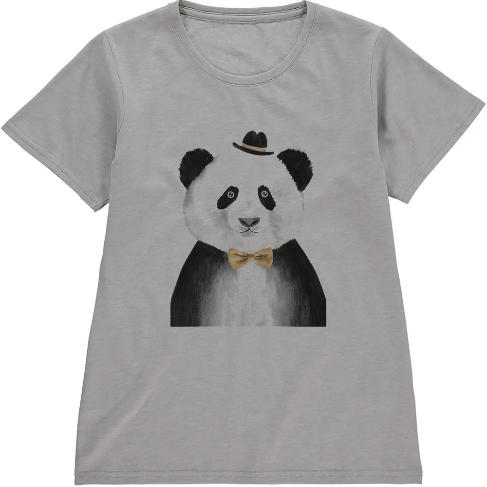 Regular Fit Printed T-Shirt Panda — image 5