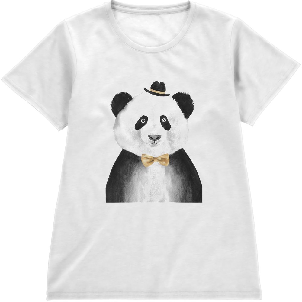 Regular Fit Printed T-Shirt Panda — image 4
