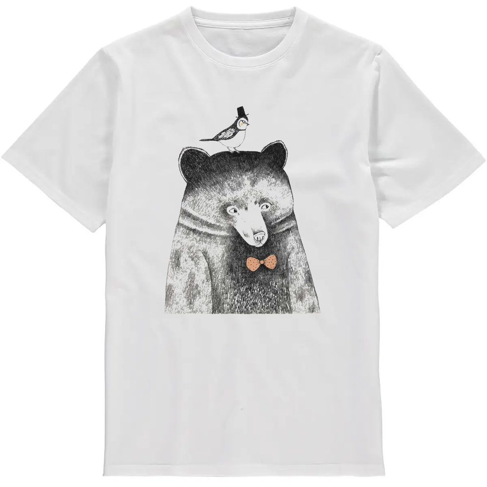Regular Fit Printed T-Shirt Bear — image 2