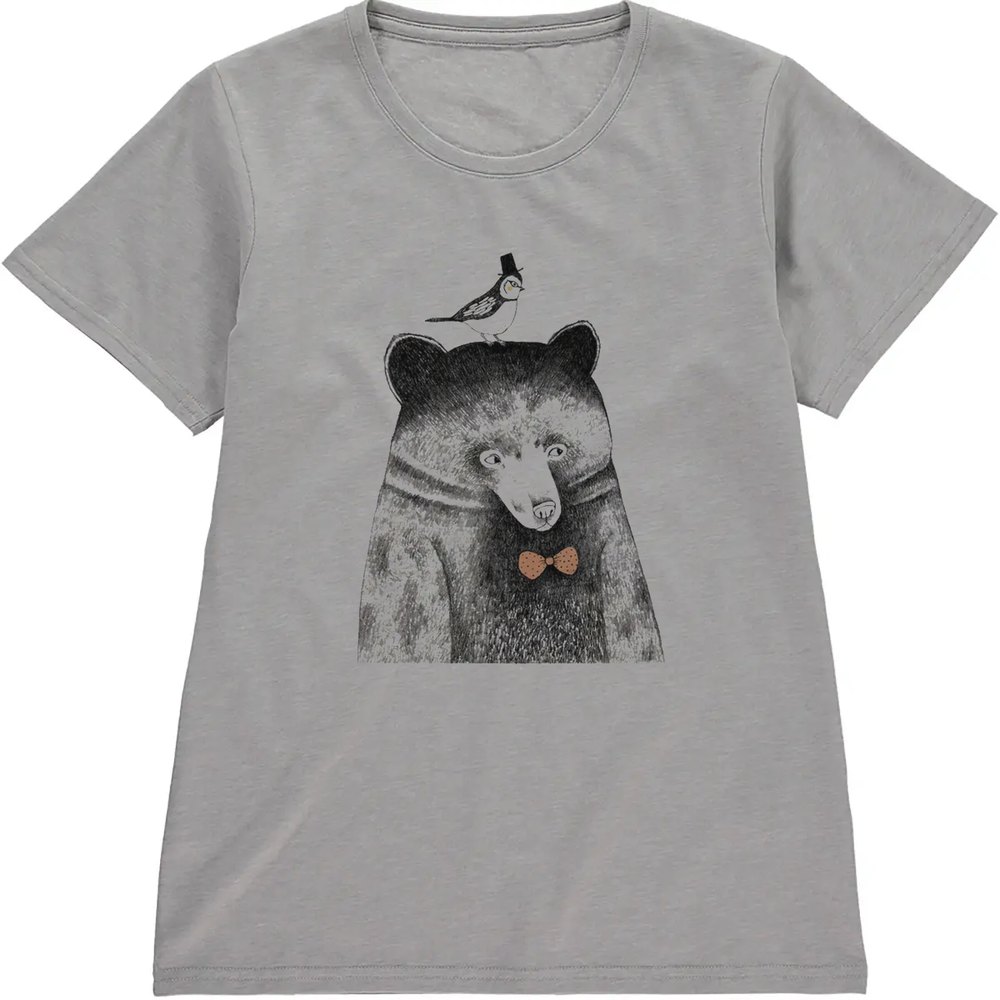 Regular Fit Printed T-Shirt Bear — image 5