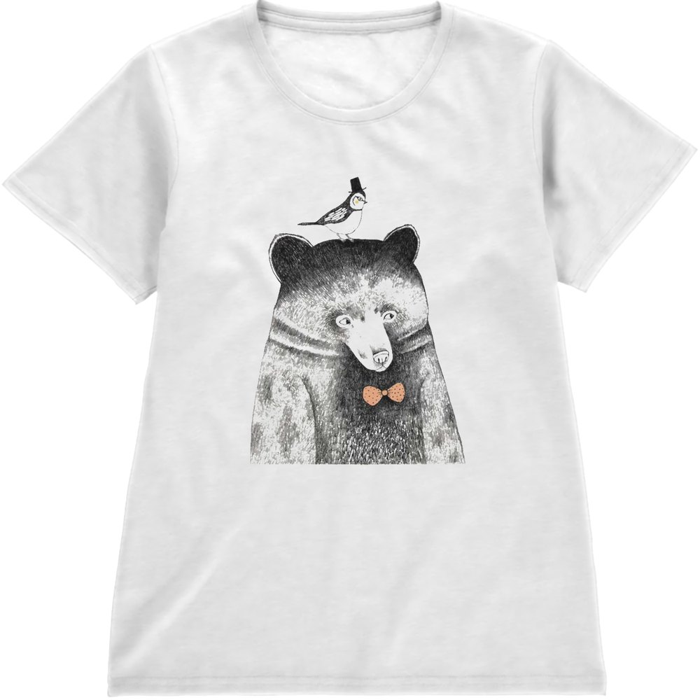 Regular Fit Printed T-Shirt Bear — image 4