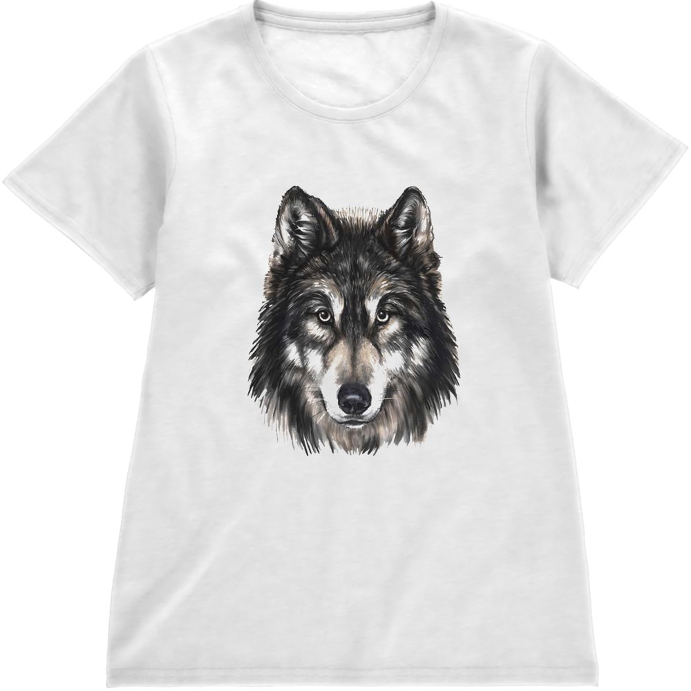 Regular Fit Printed T-Shirt Wolf — image 4