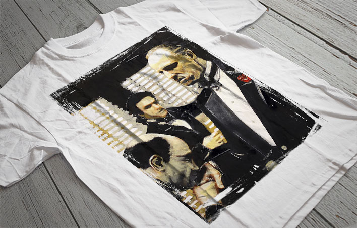 Regular Fit Printed T-Shirt Godfather