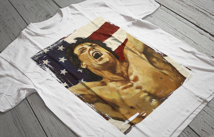 Regular Fit Printed T-Shirt Rocky