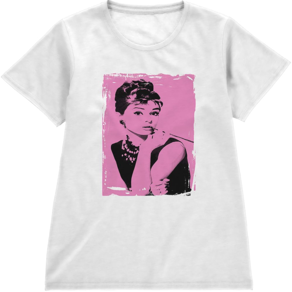 Regular Fit Printed T-Shirt Audrey Hepburn — image 4