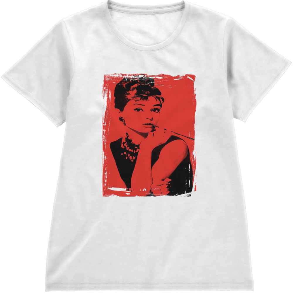 Regular Fit Printed T-Shirt Audrey Hepburn — image 4
