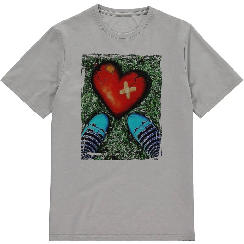 Regular Fit Printed T-Shirt Heart — image 3