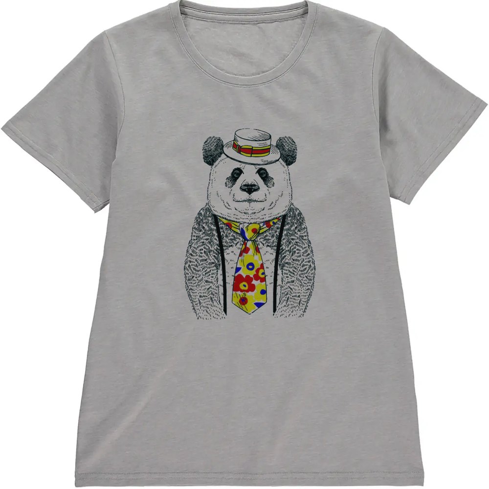 Regular Fit Printed T-Shirt Panda — image 5