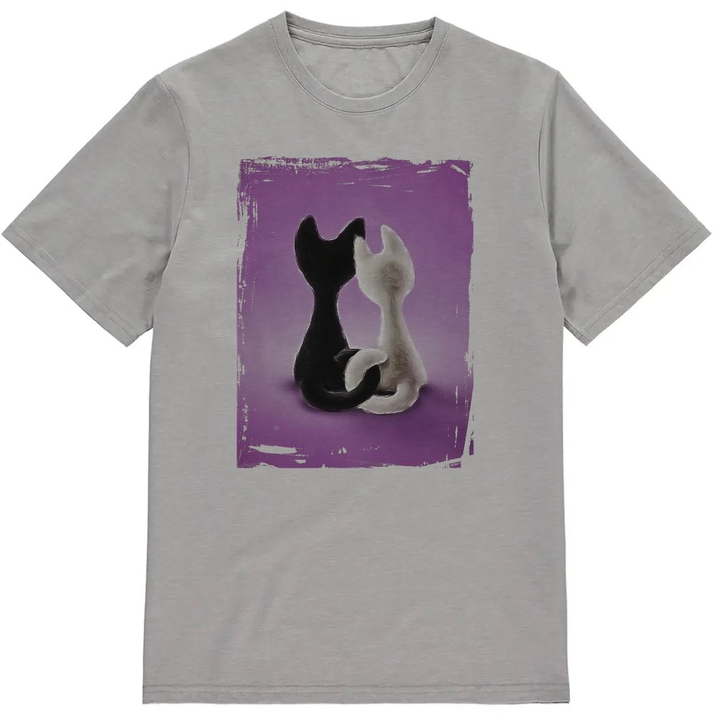 Regular Fit Printed T-Shirt Cats — image 3