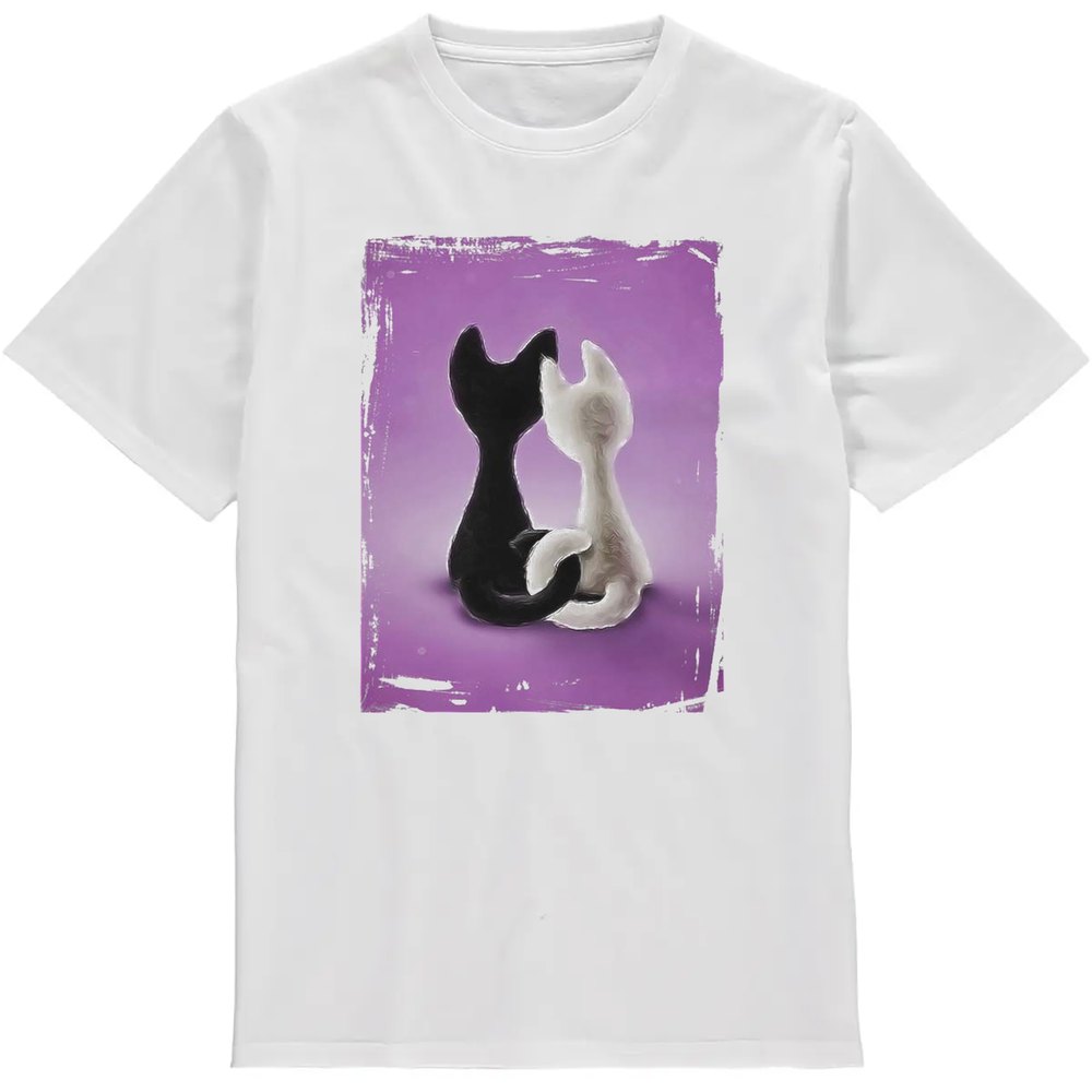 Regular Fit Printed T-Shirt Cats — image 2