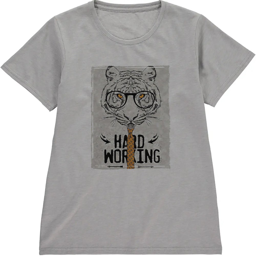 Regular Fit Printed T-Shirt Tiger — image 5