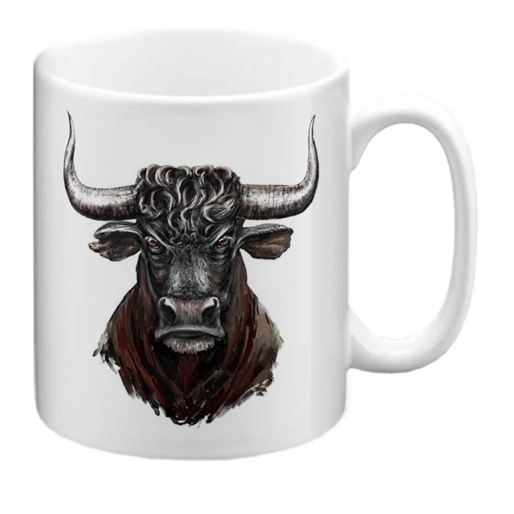 Sublimation Print Bull Mug