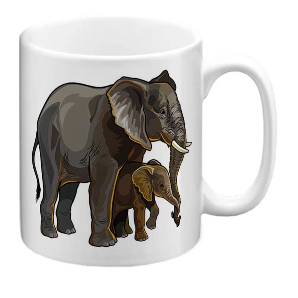 Sublimation Print Elephants Mug