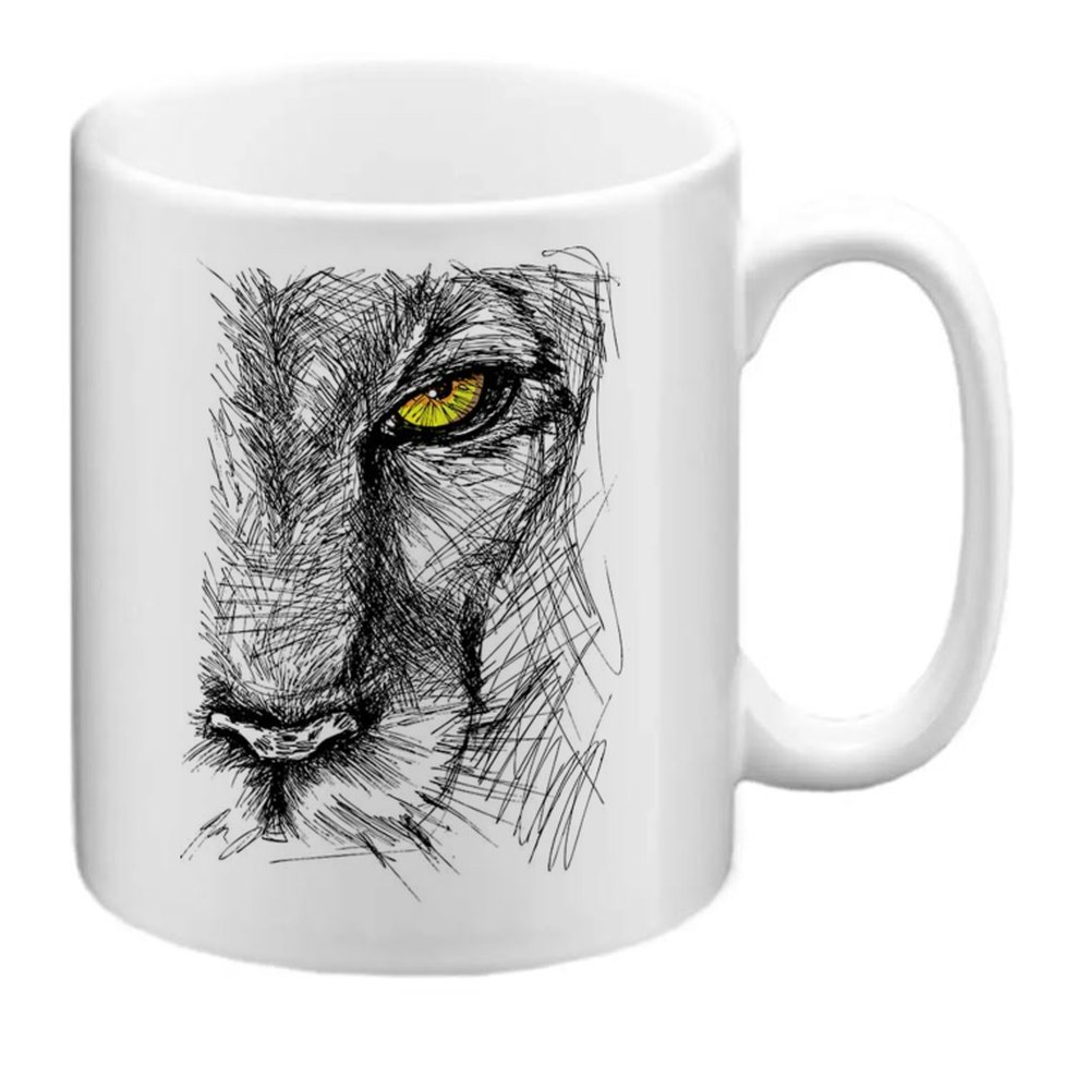 Sublimation Print Lion Mug