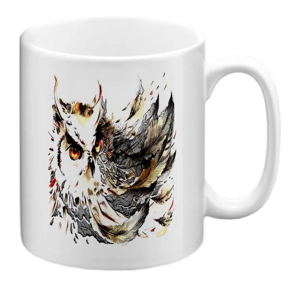 Sublimation Print Owl Mug
