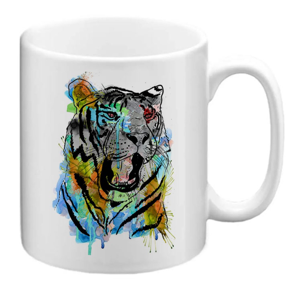 Sublimation Print Tiger Mug
