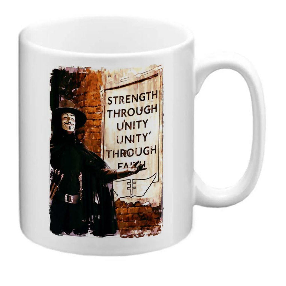 Sublimation Print V for Vendetta Mug