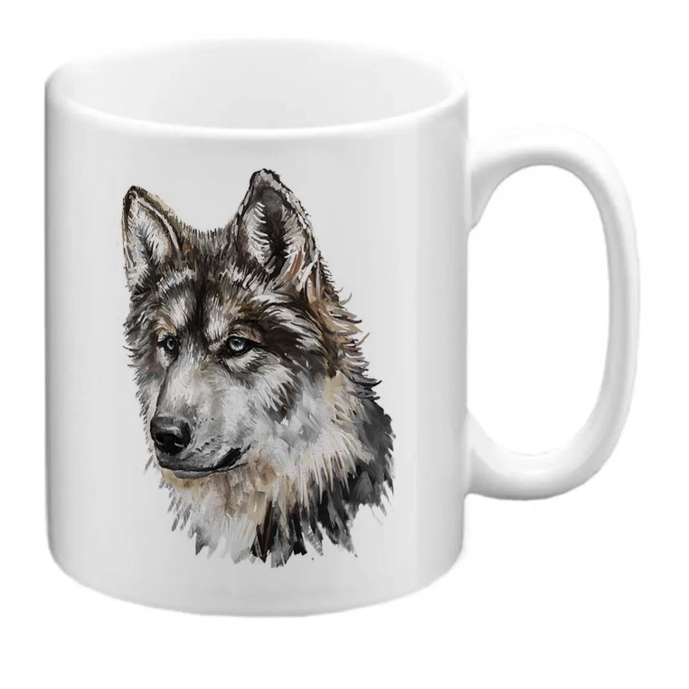 Sublimation Print Wolf Mug