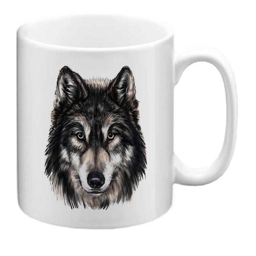 Sublimation Print Wolf Mug